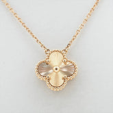 Van Cleef & Arpels Vintage Alhambra Guilloche Necklace